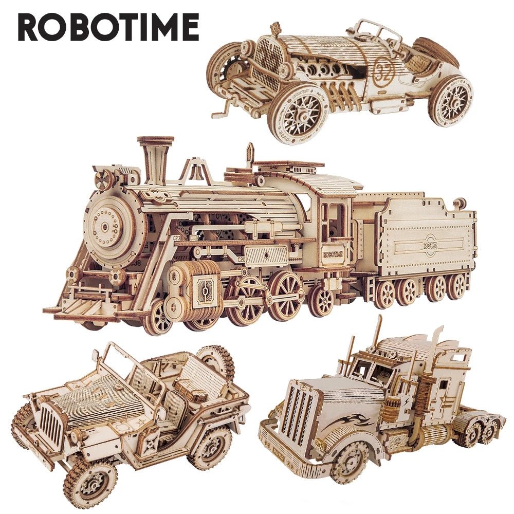 3D Wooden vehicle kit - Adorable Attire