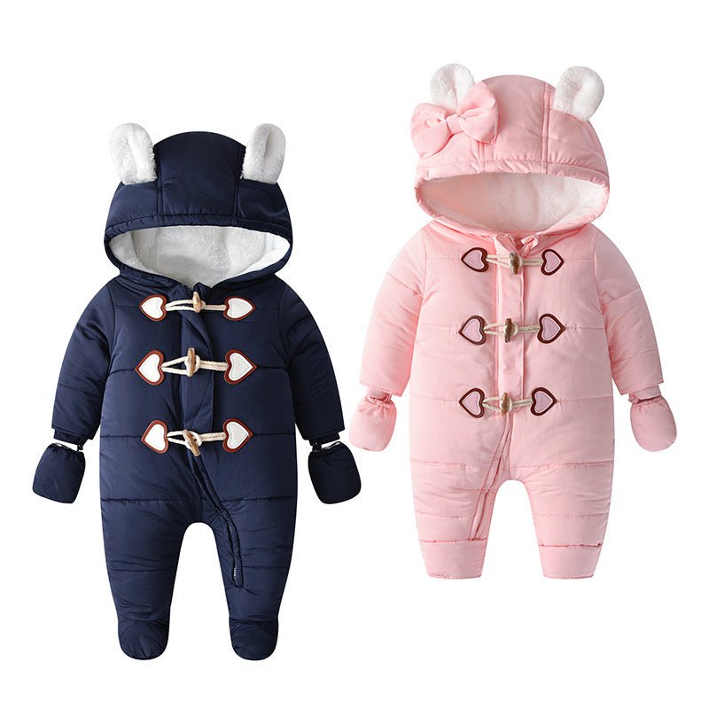 Baby Onesie/snowsuit with gloves