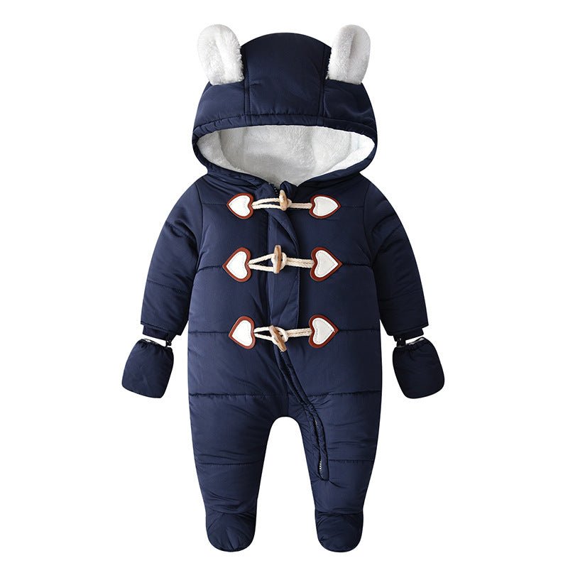 Baby Onesie/snowsuit with gloves