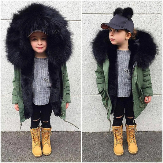 Children's faux fur coat - Adorable Attire