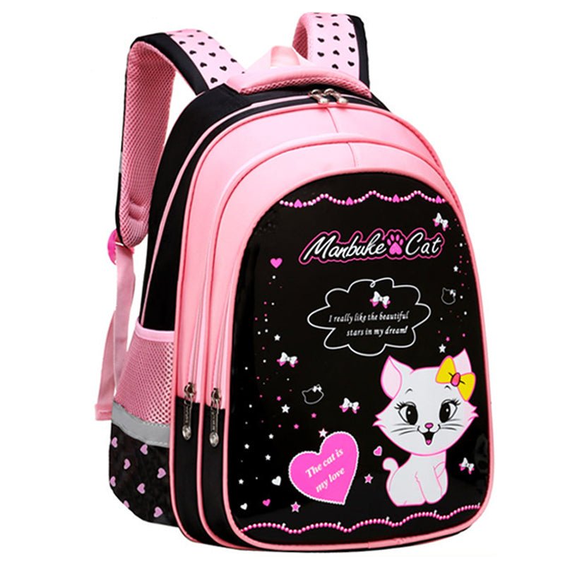 Cute Cat Print Backpack - Adorable Attire