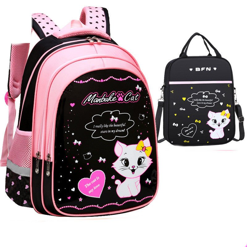 Cute Cat Print Backpack - Adorable Attire