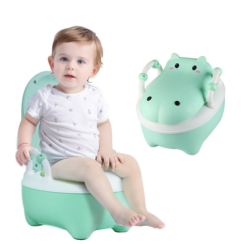 Easy clean hippo potty - Adorable Attire