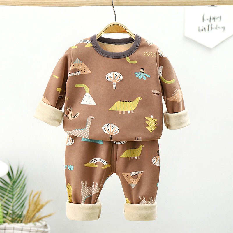Fleece lined Pajama Set - Adorable Attire