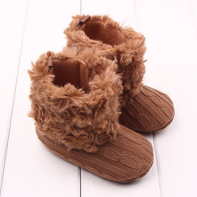 Fluffy baby boots - Adorable Attire