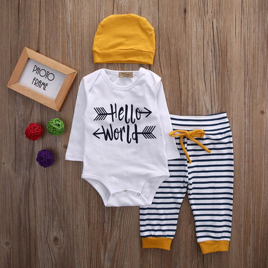 Hello world pants set - Adorable Attire