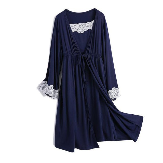 Nursing Night gown and robe - Adorable Attire