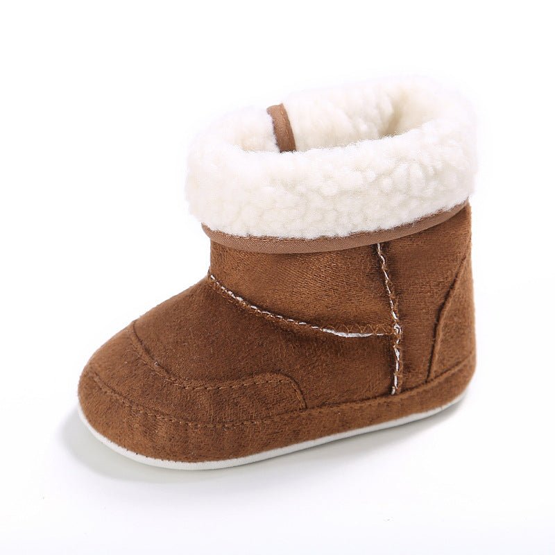 Soft fur lined baby boots - Adorable Attire