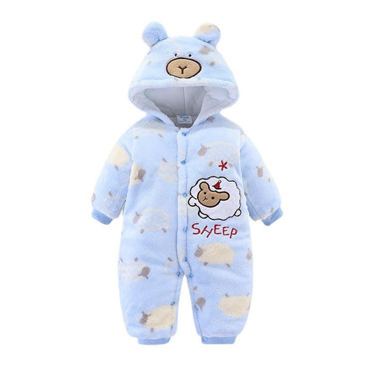 Thickened sheep jumpsuit - Adorable Attire