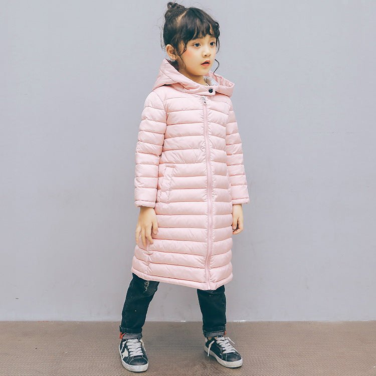 Winter Warm Children Cotton Clothing Mid Length - Adorable Attire