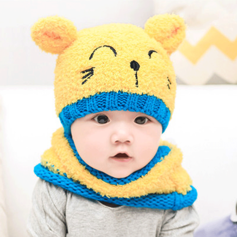 Wool scarf baby hat - Adorable Attire