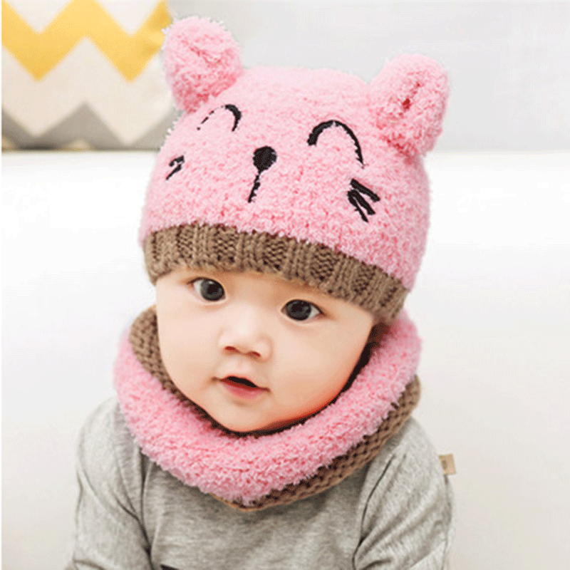 Wool scarf baby hat - Adorable Attire